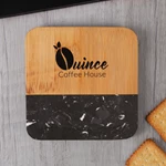 Bamboo and Marble Coaster
