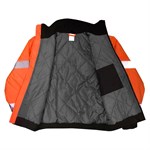 Radians Type R Class 3 Weatherproof Bomber Jacket OrangeBlack - XLarge
