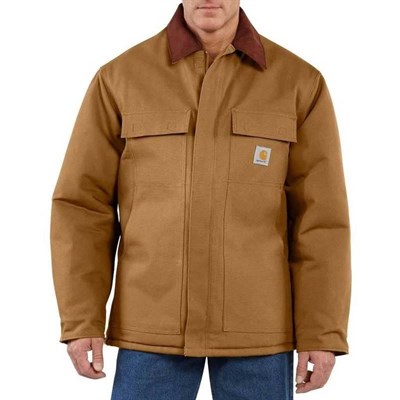 Carhartt Men's Arctic Quilt Lined Duck Traditional Coat Brown - Medium
